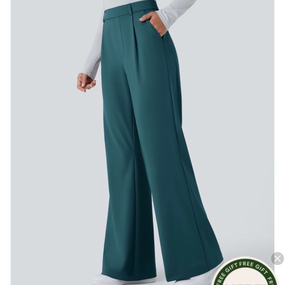 Halara Flex Daystretch High Waisted Work Flare Pants Tall